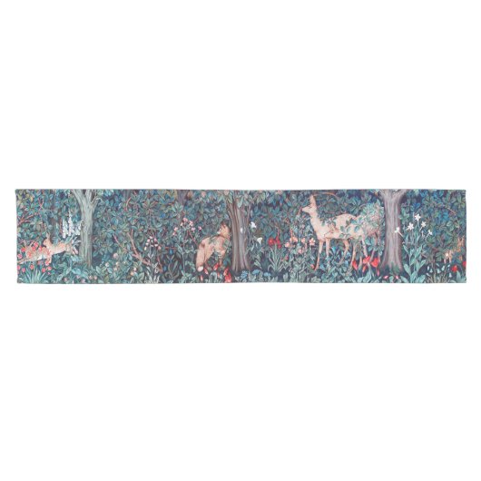 Dieren in het bos, William Morris Korte Tafelloper (Horizontaal)