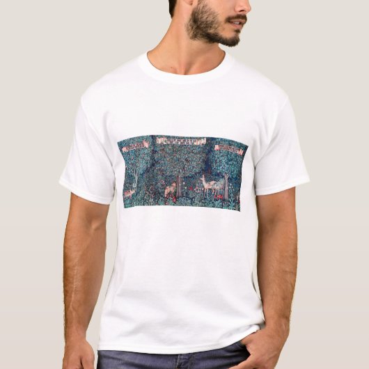 Dieren in het bos, William Morris T-shirt (Voorkant)