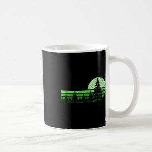 Dieren in het wild Bomen Buiten Natuur Retro Bos W Koffiemok