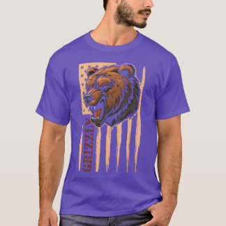 Dieren in het wild Grizzlybeer Winterse slaap vrie T-shirt