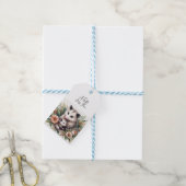 Dieren in het wild Opossum Cadeaulabel (Met Touw)