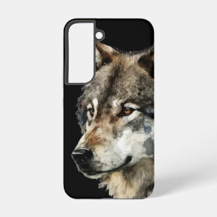 Dieren in het wild Wolven Wolf Hoofd Dier Kunst Samsung Galaxy Hoesje