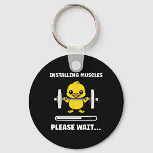Dieren Installeren Spieren Fitness Bodybuilding Ee Sleutelhanger