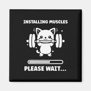 Dieren Installeren Spieren Fitness Bodybuilding Ka Magneet