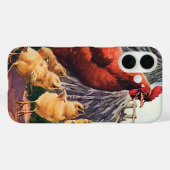  dieren, kippen met Baby op Boerderij Case-Mate iPhone Case (Achterkant (horizontaal))