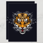 Dieren Knuffel Tijger | In Badkuip Muur (Voorkant / Achterkant)