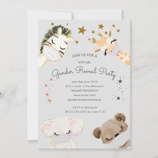 dieren krijgen een masker met het virtuele geslach (Voorkant)