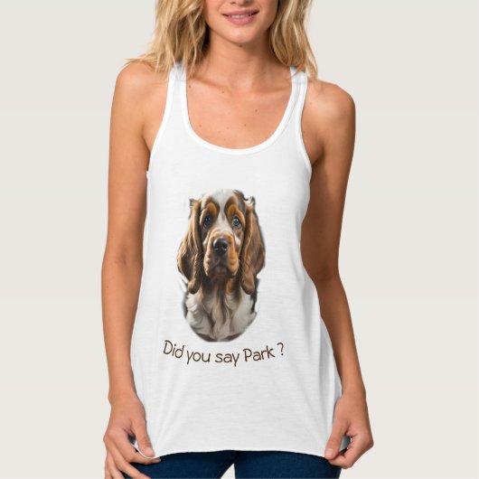 Dieren Kunst Tanktop (Voorkant)