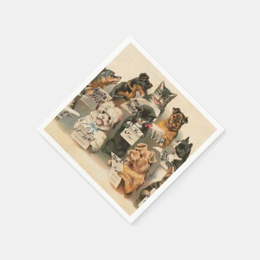 dieren maken papieren servetten leuk (Hoek)