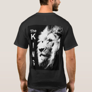 Dieren Moderne Pop Kunst Lion Hoofd Elegant Mannen T-shirt