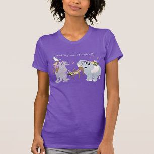 Dieren "Muziek samen maken" T-shirt