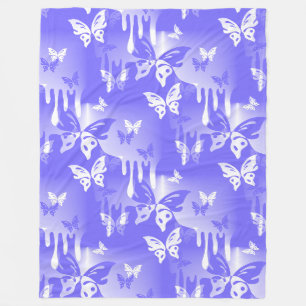 Dieren Natuur - Splashes Tattoo Vlinders 2 Fleece Deken