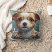 Dieren nemen een bad grappig kussen (Deken)