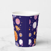 Dieren op de ruimte partij cups papieren bekers (Rechts)