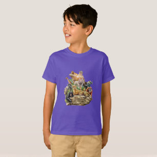 Dieren parkeren kinder t-shirt voor jongen