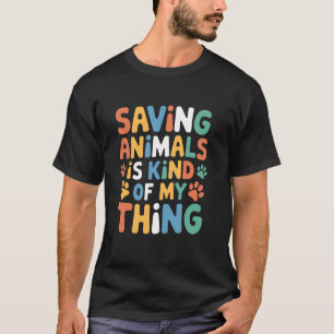 Dieren Redden Is Min Of Mijn Ding, Adopt Dier R T-shirt