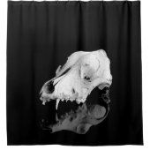 Dieren schedel douchegordijn (Voorkant)
