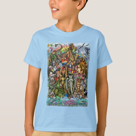 Dieren T-shirt (Voorkant)