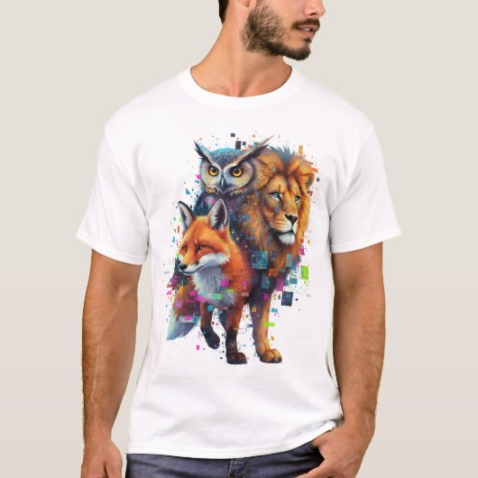 dieren t-shirt (Voorkant)
