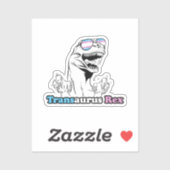 Dieren trots - Transaurus Rex Sticker (Vel)