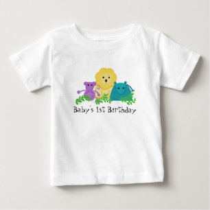 Dieren uit de dierentuin 1e verjaardag baby
