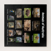 Dieren van Australia Jigzaag Puzzle Legpuzzel (Horizontaal)