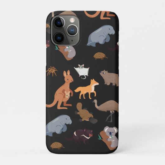 Dieren van Australië Aussie Wildlife Case-Mate iPhone Case (Achterkant)