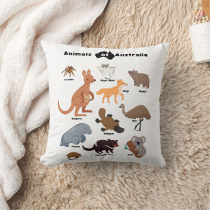 Dieren van Australië Aussie Wildlife Kussen