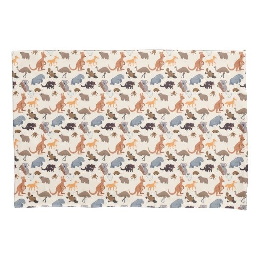 Dieren van Australië Aussie Wildlife Kussensloop (Voorkant)