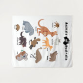 Dieren van Australië Aussie Wildlife Wandkleed (Voorkant (horizontaal))