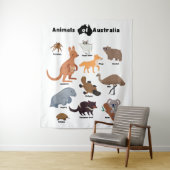 Dieren van Australië Aussie Wildlife Wandkleed (In situ)