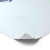 Dieren van Aziatische geïllustreerde kaart Poster (Hoek)