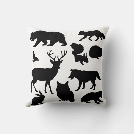 Dieren van het bos, wilde dieren kussen (Achterkant)