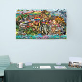 Dieren van Planet Earth Spandoek (Beurs)