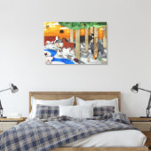 Dieren van Tennessee Canvas Afdruk (Insitu (Slaapkamer))