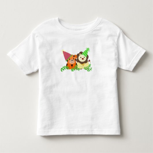 Dieren van tijgers en luiers kinder shirts (Voorkant)