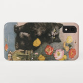  dieren, verkuilen Victoriaans keuken en bloemen Case-Mate iPhone Case (Achterkant (horizontaal))