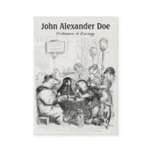 Dieren verzamelen in Paris Cafe - Funny Zoologist