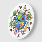 Dieren voor de wereldvrede - grote klok (Hoek)