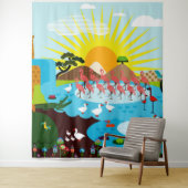 dieren wandkleed (In situ)