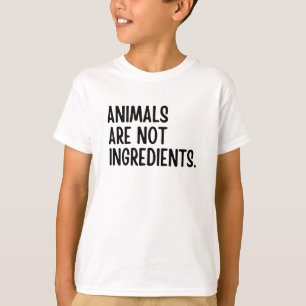 Dieren zijn geen ingrediënten t-shirt