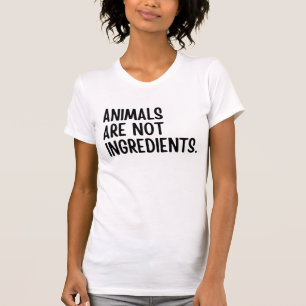 Dieren zijn geen ingrediënten t-shirt