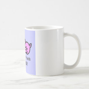Dieren zijn vrienden en geen eten! koffiemok