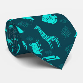 Dieren Zoo Wild Life Pattern Necktie Stropdas