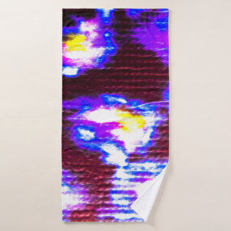 Dierenachtergrond. Het smerige Kunstpatroon. Handm Badhanddoek