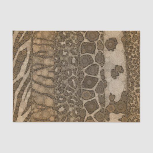 Dierenafdrukken Abstract Tissuepapier (Voorkant)