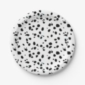 Dierenafdrukken Dalmation Papieren Bordje (Voorkant)