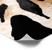 Dierenafdrukken: Leopard Zebra Tijger Poster (Hoek)