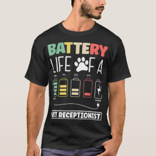 Dierenarts Diergeneeskunde Dierenarts Vet Receptio T-shirt