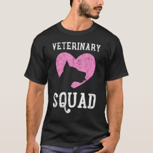Dierenarts Diergeneeskunde Team Diergeneeskunde Te T-shirt